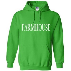 Farmhouse World Famous Greek Hoodie – Kelly Green with White Imprint(Kelly Green)