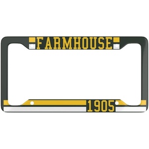Farmhouse Year License Plate Frames
