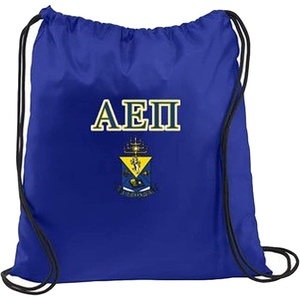 Greekgear Alpha Epsilon Pi Crest Shield Cinch Sack