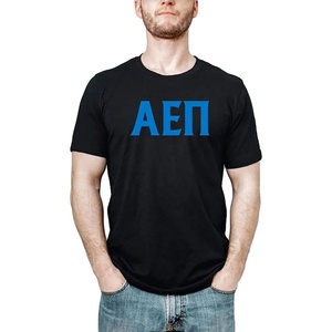Greekgear Alpha Epsilon Pi Letter Tee(Black)