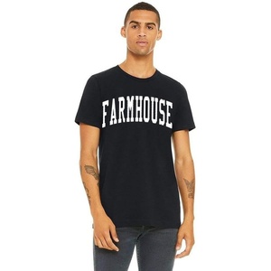 Greekgear Farmhouse Arched Letter T-Shirt(Black)
