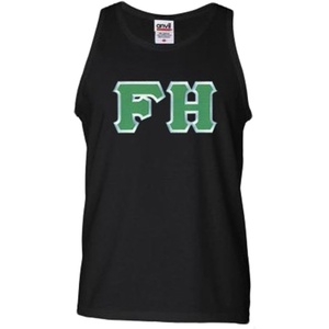 Greekgear Farmhouse Lettered Tank Top(Black)