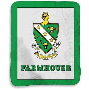 Greekgear Farmhouse Sherpa Lap Blanket