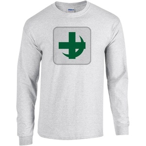 Lambda Chi Alpha Logo Long Sleeve Tee(Light Grey)