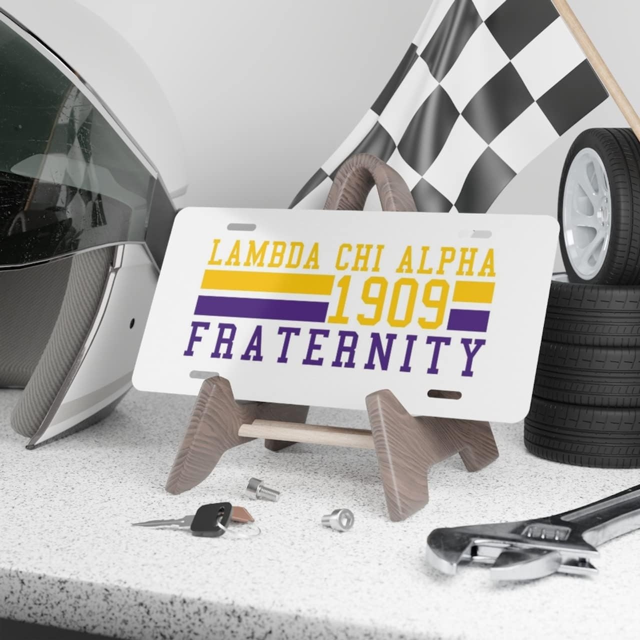 image:imageLambda Chi Alpha Year License Plates