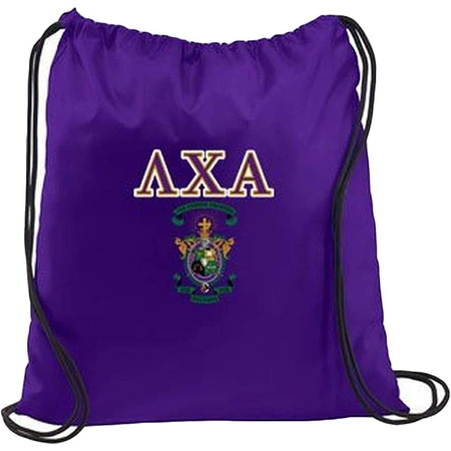 image:imageGreekgear Lambda Chi Alpha Crest Shield Cinch Sack