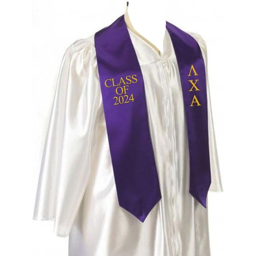 image:imageGreekgear Lambda Chi Alpha Embroidered Graduation Sash Stole