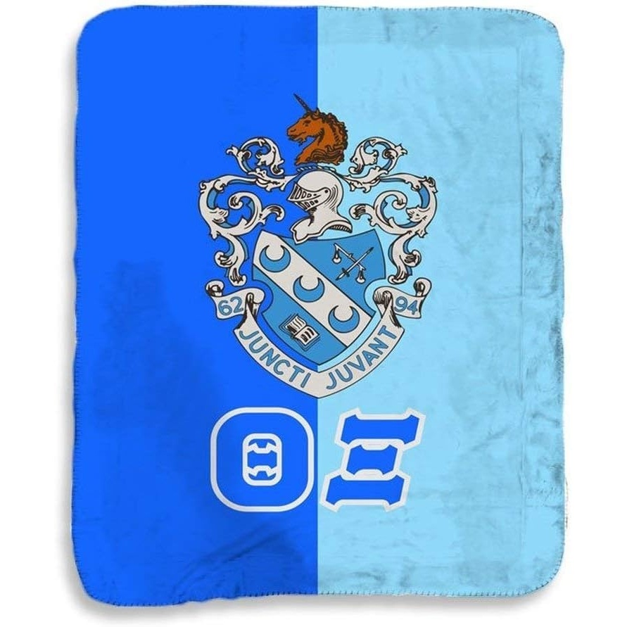 image:imageGreekgear Theta Xi Two Tone Sherpa Lap Blanket