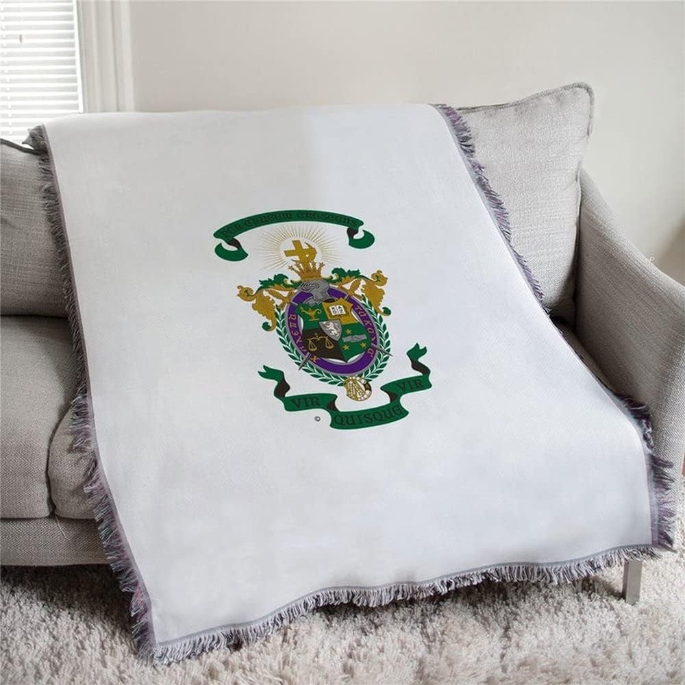 image:imageLambda Chi Alpha Full Color Crest Afghan Blanket Throw