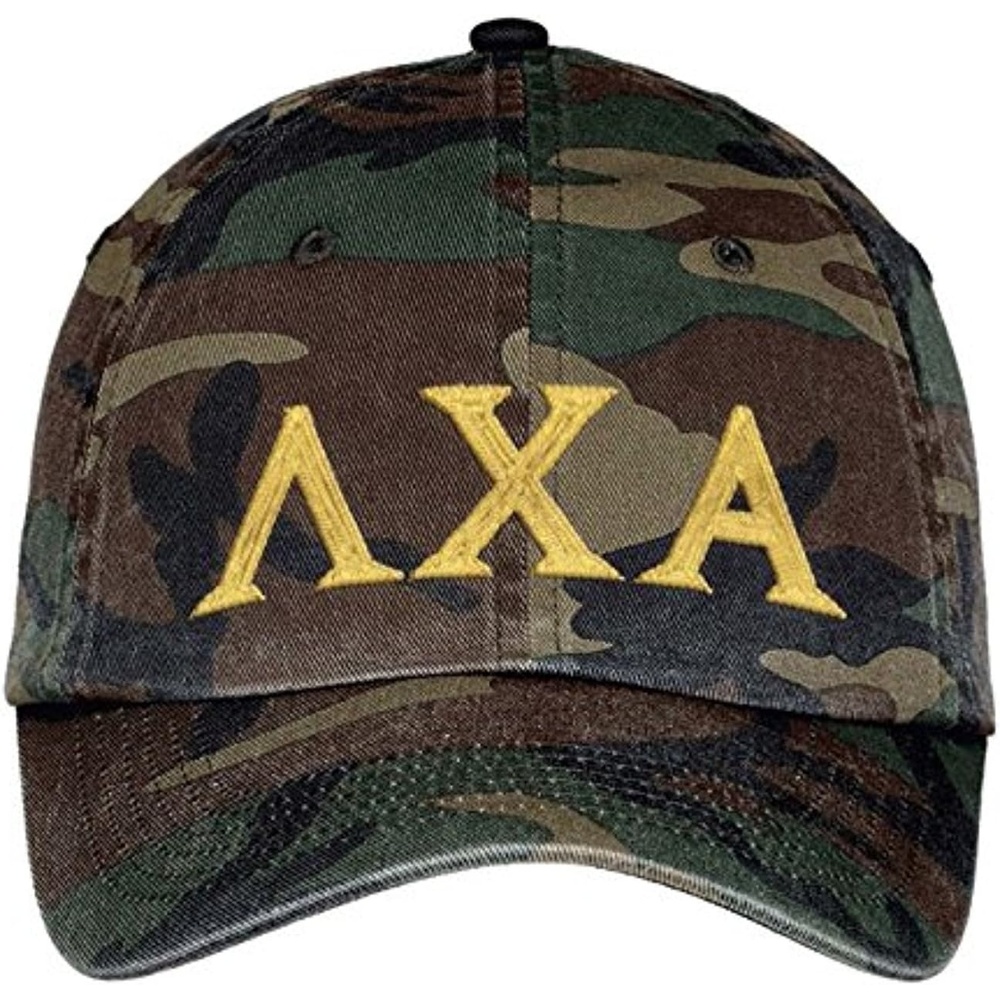 image:imageLambda Chi Alpha Lettered Camouflage Hat