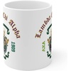 Greekgear Lambda Chi Alpha Crest & Year Ceramic Coffee Cup, 11oz