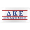 Delta Kappa Epsilon DKE Lettered Lines License Covers