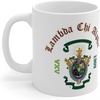 Greekgear Lambda Chi Alpha Crest & Year Ceramic Coffee Cup, 11oz
