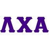 Lambda Chi Alpha Big Greek Letter Window Sticker Decal 4 Inches Purple(Purple)