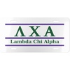 Lambda Chi Alpha Lettered Lines License Covers