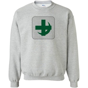 Greekgear Lambda Chi Alpha Logo Crewneck Sweatshirt(Sports Grey)