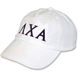 Lambda Chi Alpha Flatbill Snapback Hats Original(White)
