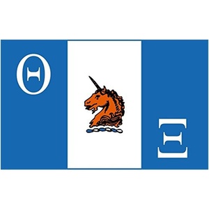 Theta Xi Flag Decal Sticker