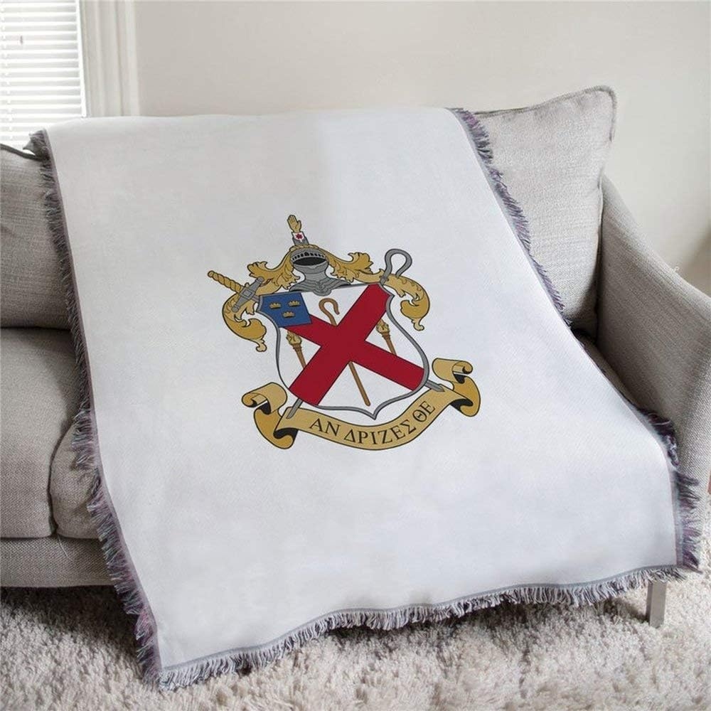 image:imageAlpha Chi Rho Full Color Crest Afghan Blanket Throw