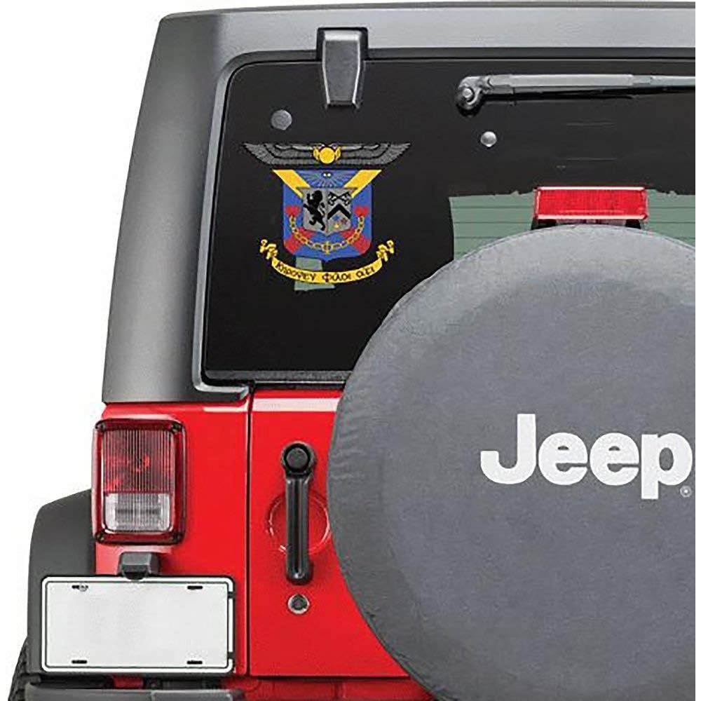 image:imageDelta Kappa Epsilon DKE Large Greek Color Crest Decal Up to 12 Inch Tall