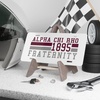Alpha Chi Rho Year License Plates