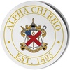 Alpha Chi Rho Circle Crest – Shield Decal