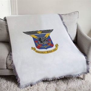 Delta Kappa Epsilon DKE Full Color Crest Afghan Blanket Throw