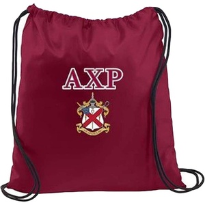 Greekgear Alpha Chi Rho Crest Shield Cinch Sack