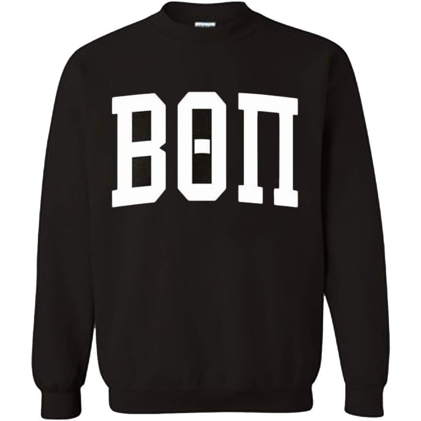 image:imageBeta Theta Pi Arched Greek Letter Crewneck Sweatshirt BlackBlack