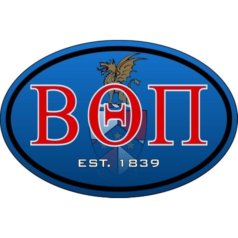image:imageBeta Theta Pi Color Oval Decal