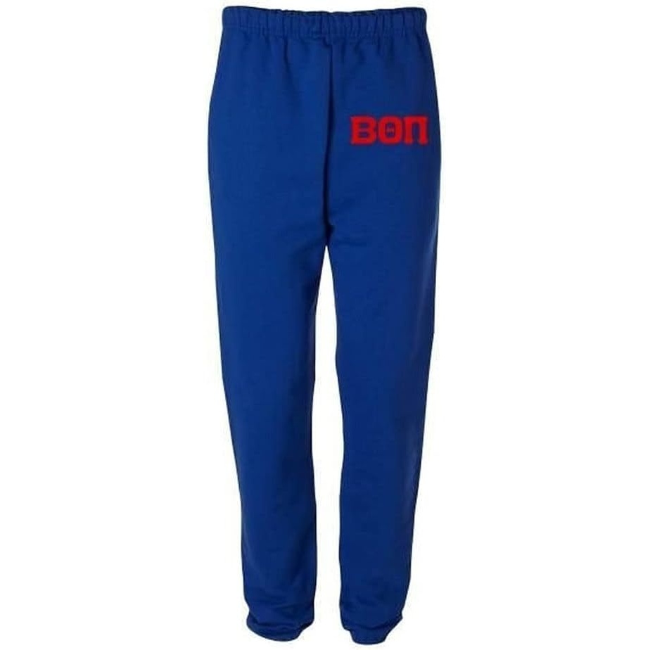 image:imageBeta Theta Pi Greek Lettered Thigh SweatpantsRoyal Blue