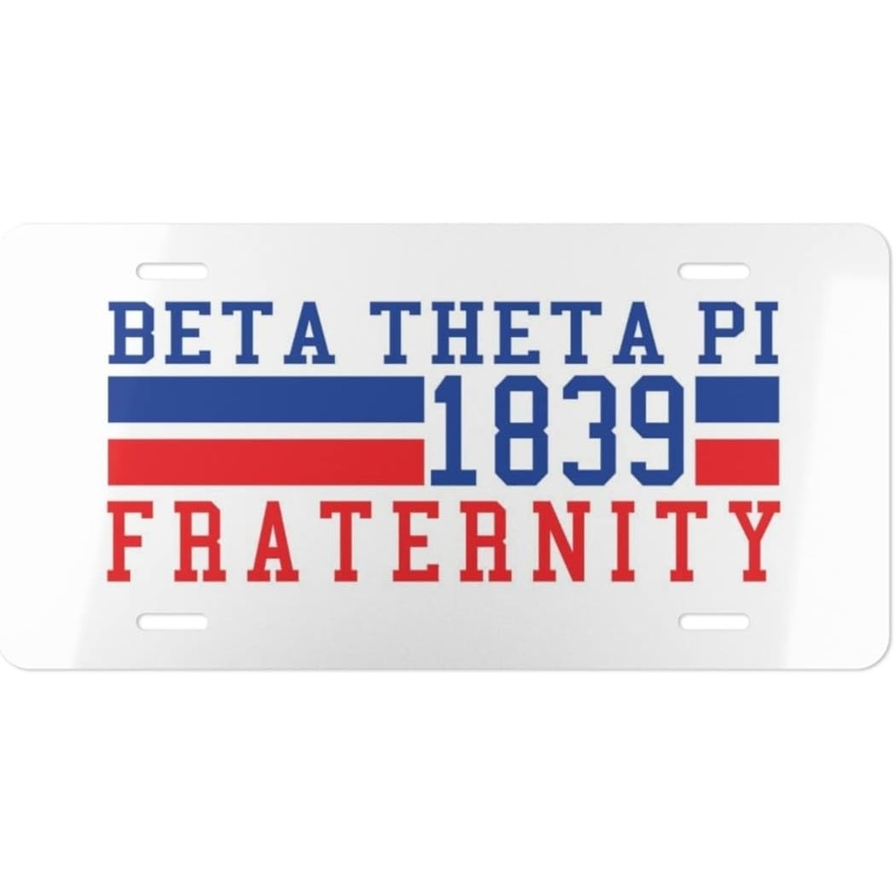 image:imageBeta Theta Pi Year License Plates