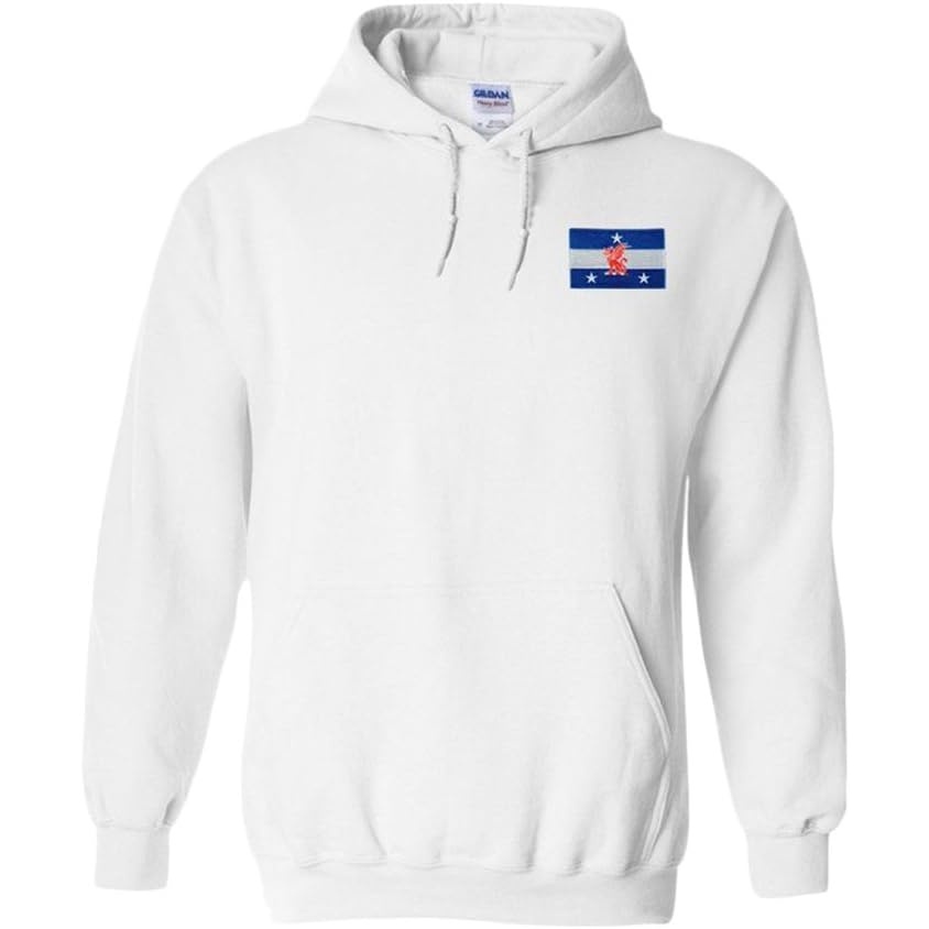image:imageGreekgear Beta Theta Pi Flag Patch Hooded SweatshirtWhite