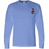 Beta Theta Pi Fraternity Crest Longsleeve Tee(Light Blue)
