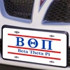 Beta Theta Pi Lettered Lines License Cover