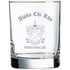 Greekgear Alpha Chi Rho Old Style Glass Transparent