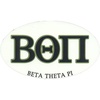 Greekgear Beta Theta Pi Euro Decal Oval Sticker