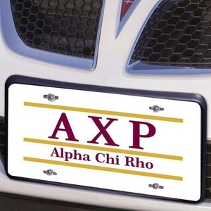 Alpha Chi Rho Lettered Lines License Cover