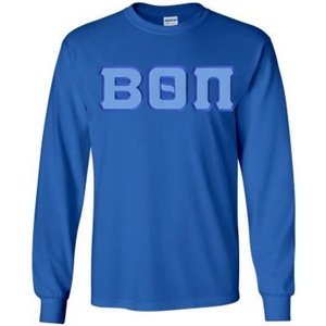 Greekgear Beta Theta Pi Lettered Long Sleeve(Royal Blue)