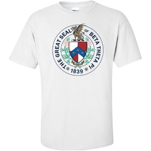 Greekgear Beta Theta Pi Logo Short Sleeve Tee(White)