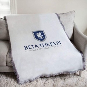 Greekgear Beta Theta Pi Men of Principle Afghan Blanket Throw