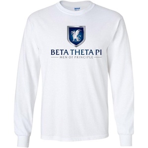Greekgear Beta Theta Pi Men of Principle Long Sleeve Tee(White)