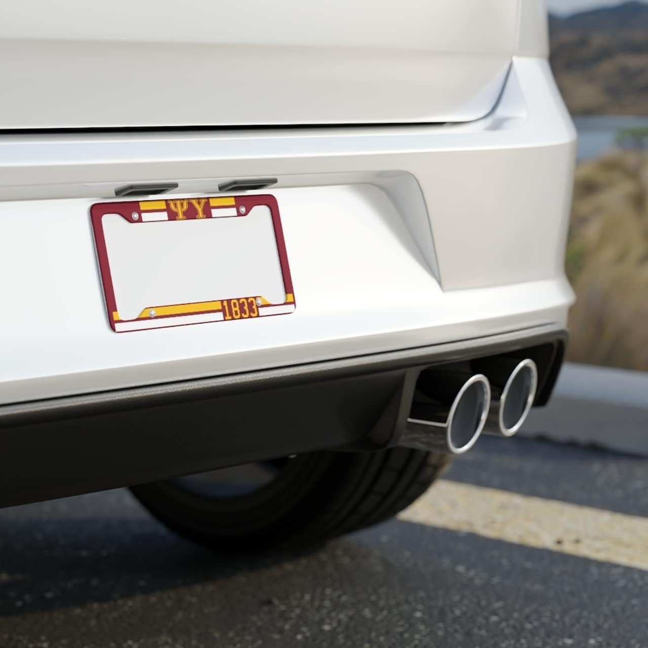 image:imagePsi Upsilon Year License Plate Frames