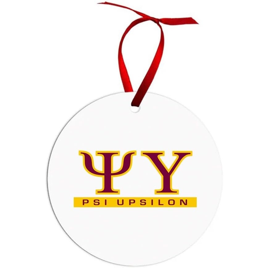 image:imagePsi Upsilon Classic Circle Ornaments