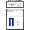 Custom Psi Upsilon Graduation Stole Sash(Royal Blue)