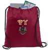 Psi Upsilon Crest Shield Cinch Sack