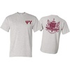 Psi Upsilon World Famous Crest Tee(Light Grey)