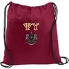 Psi Upsilon Crest Shield Cinch Sack