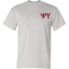 Psi Upsilon World Famous Crest Tee(Light Grey)