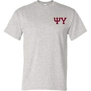 Psi Upsilon World Famous Crest Tee(Light Grey)